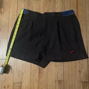 Nike Black and Blue Men's Athletic Shorts